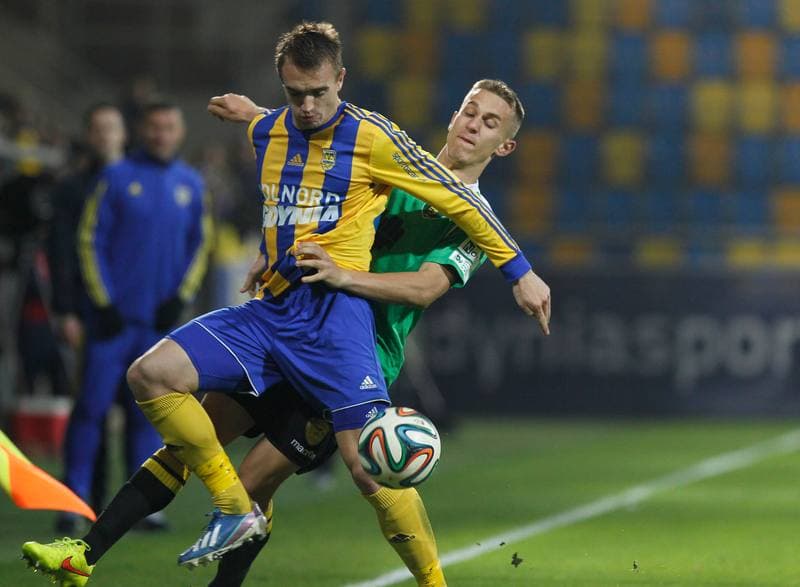 Football. I Liga. Arka Gdynia - GKS Katowice. 16.11.2014
