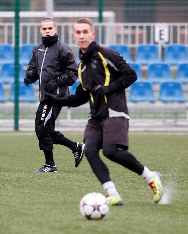 Football. GKS Katowice. Training. 23.08.2014