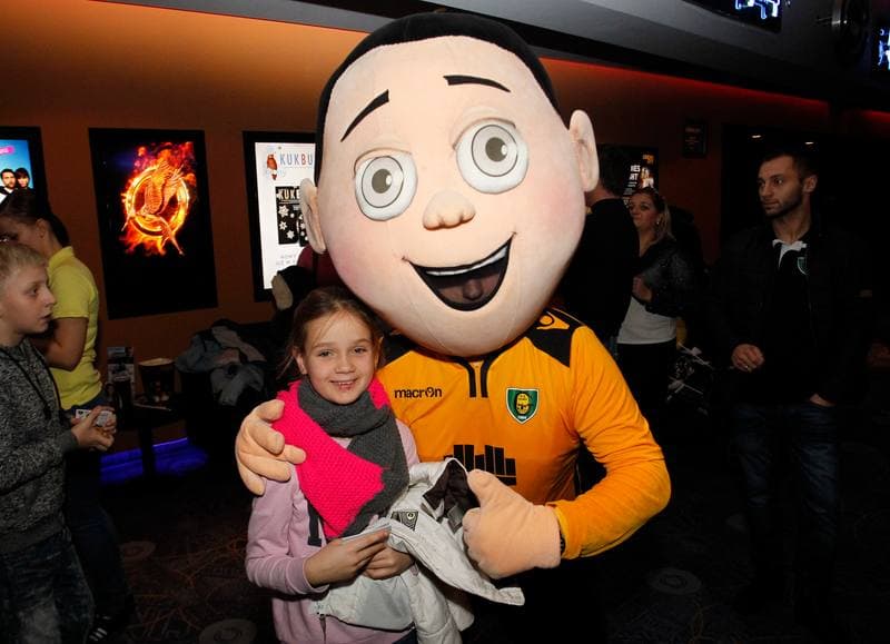 Football. GKS Katowice. Marketing Action. 23.11.2014