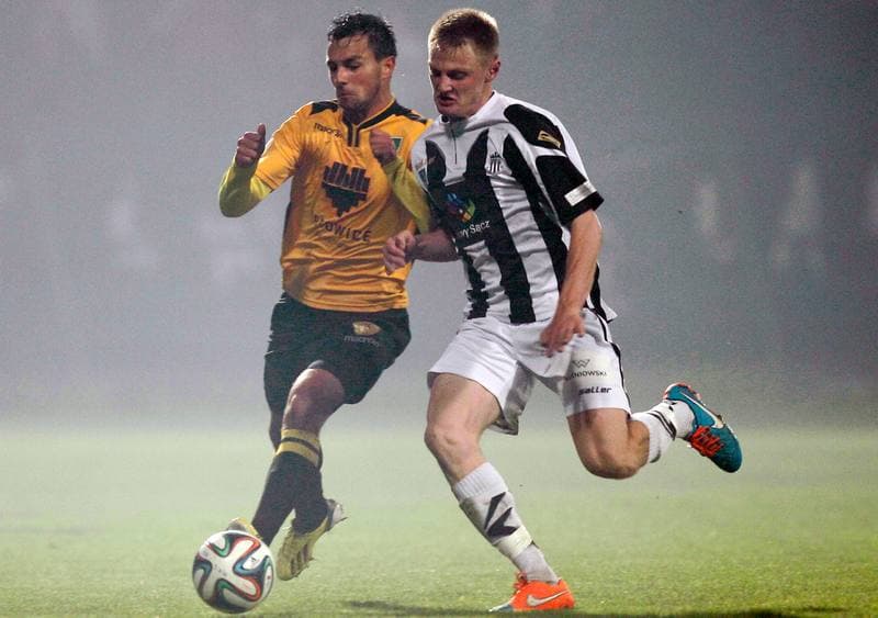 Football. I Liga. Sandecja Nowy Sacz - GKS Katowice. 31.10.2014