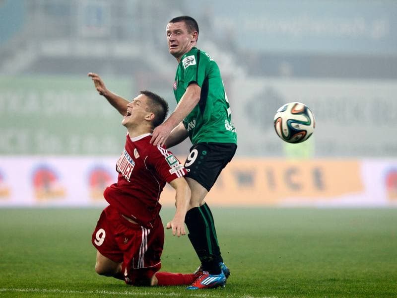 Football. T-Mobile Ekstraklasa. Piast Gliwice - Gornik Leczna. 07.11.2014