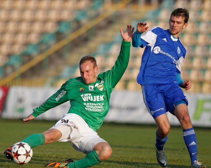 Football. II Liga Opolsko Slaska. Rozwoj Katowice - Nadwislana Gora. 15.11.2014