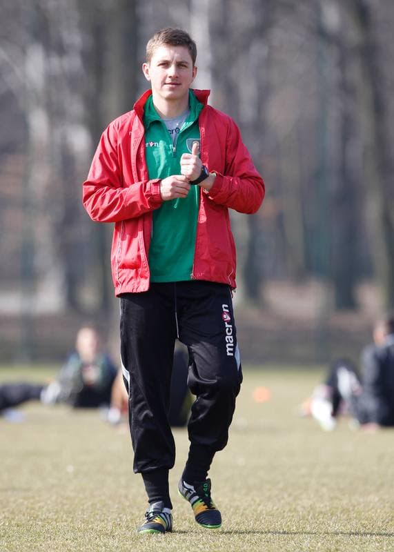 Football. GKS Katowice. Training. 25.01.2015