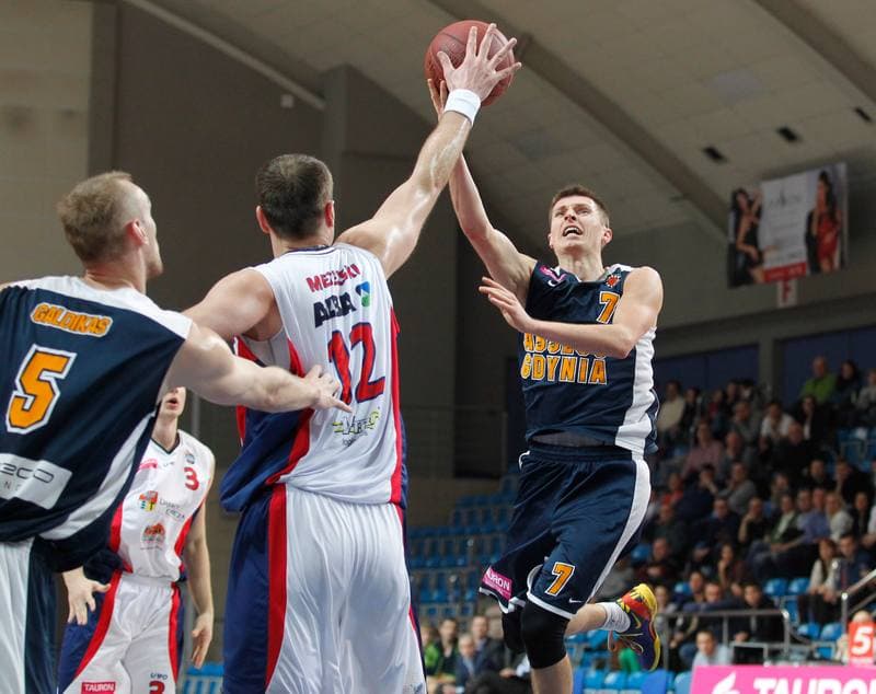 Basketball. Tauron Basket Liga. MKS Dabrowa Gornicza - Asseco Gdynia. 03.01.2015