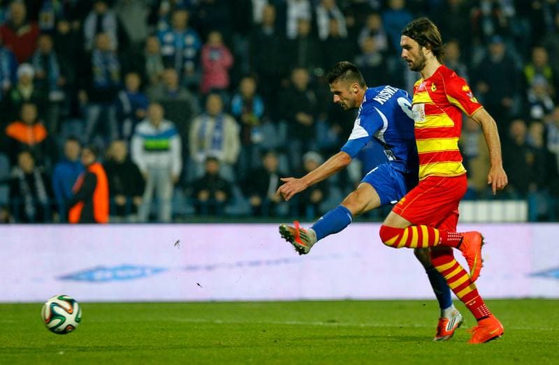 Football. T-Mobile Ekstraklasa. Ruch Chorzow - Jagiellonia Bialystok. 09.11.2014
