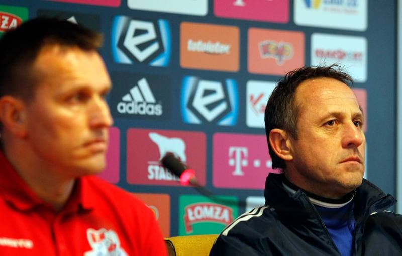Football. Gornik Zabrze. Press Conference. 11.03.2015