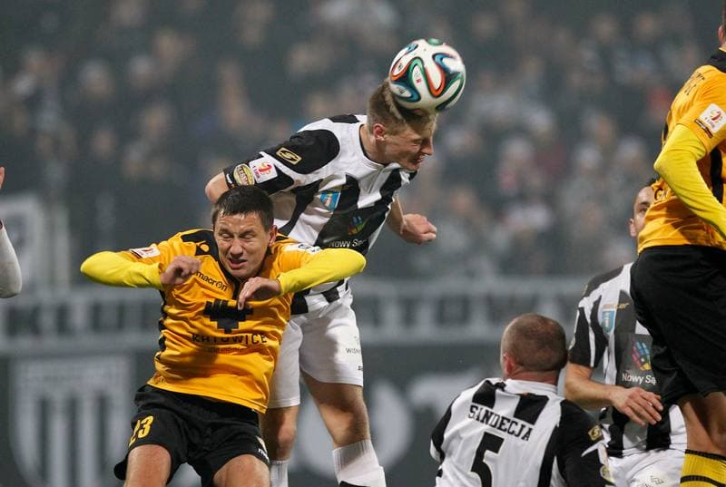 Football. I Liga. Sandecja Nowy Sacz - GKS Katowice. 31.10.2014