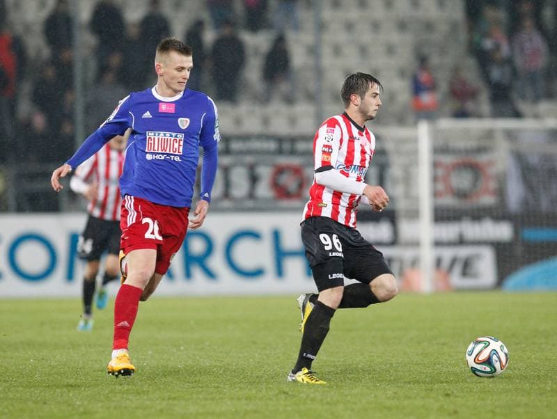 Football. T-Mobile Ekstraklasa. Cracovia Krakow - Piast Gliwice. 13.03.2015
