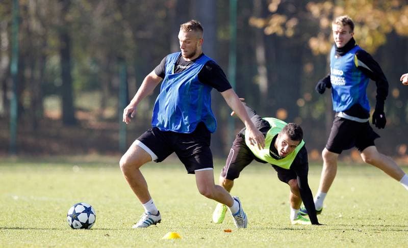 Football. GKS Katowice. Training. 23.08.2014