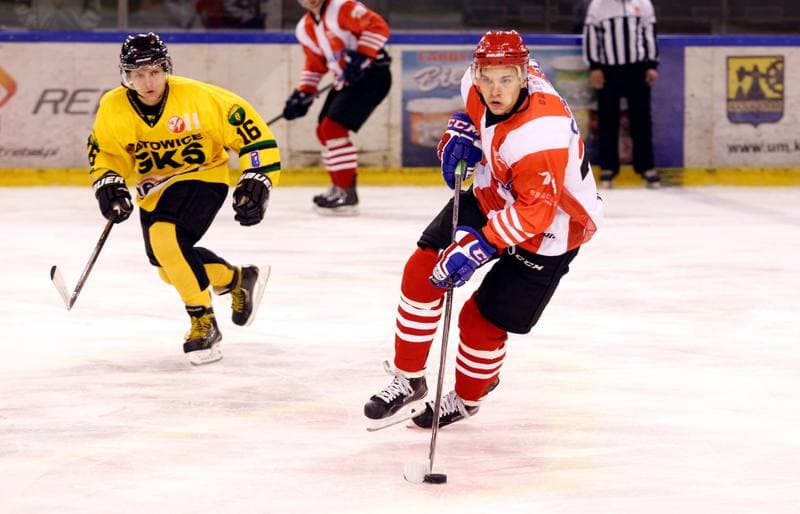 Ice Hockey. Polska Hokej Liga. HC GKS Katowice - Cracovia Krakow. 19.10.2014
