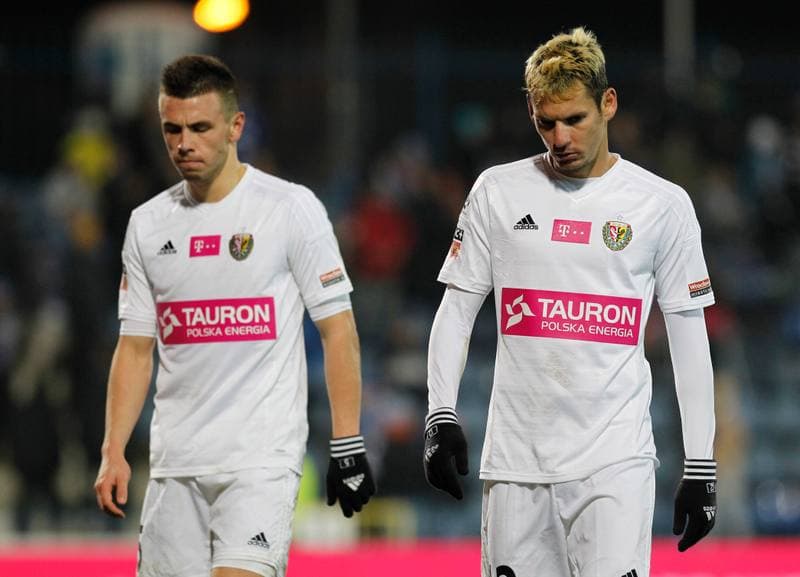 Football. T-Mobile Ekstraklasa. Ruch Chorzow - Slask Wroclaw. 21.11.2014