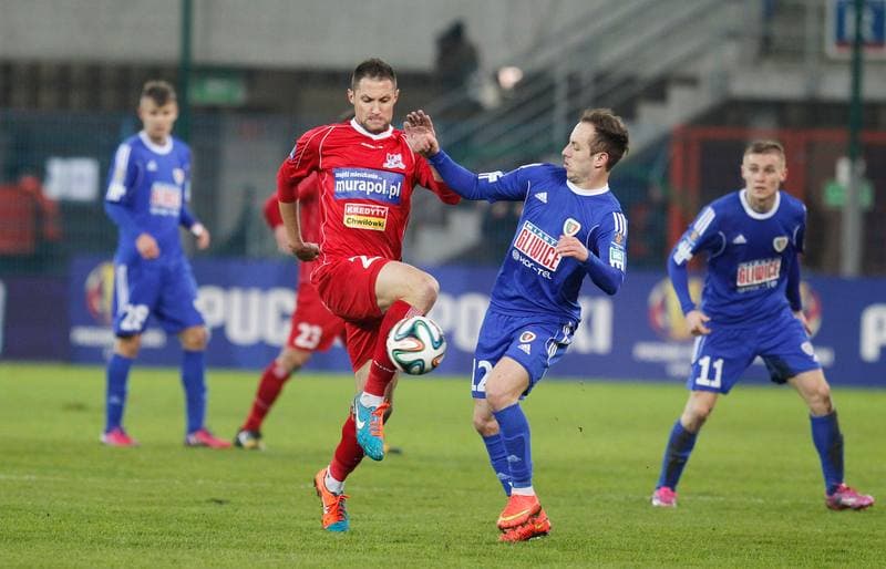 Football. T-Mobile Ekstraklasa. Piast Gliwice - Podbeskidzie Bielsko Biala. 31.05.2014