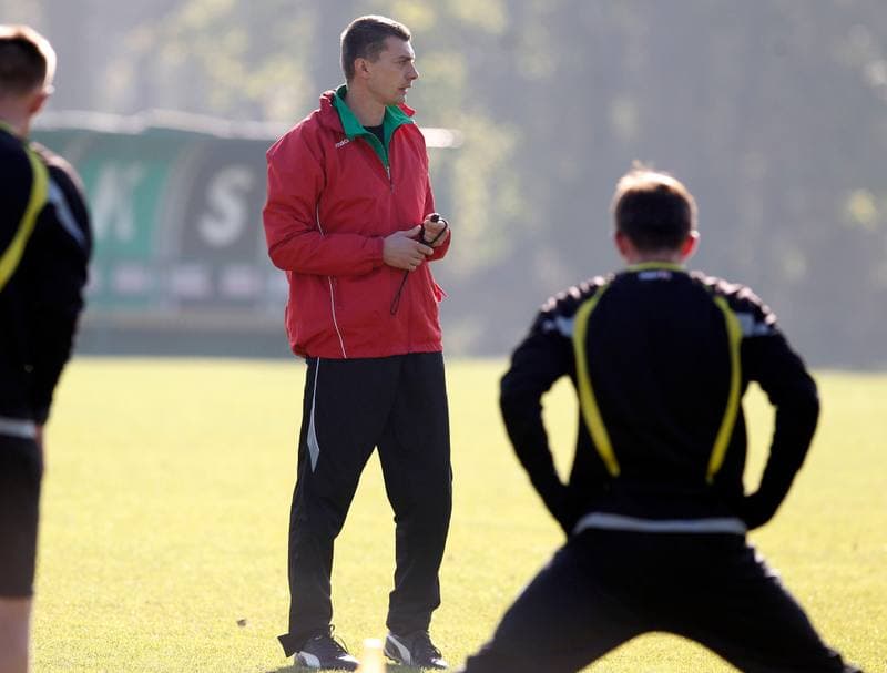 Football. GKS Katowice. Training. 23.08.2014