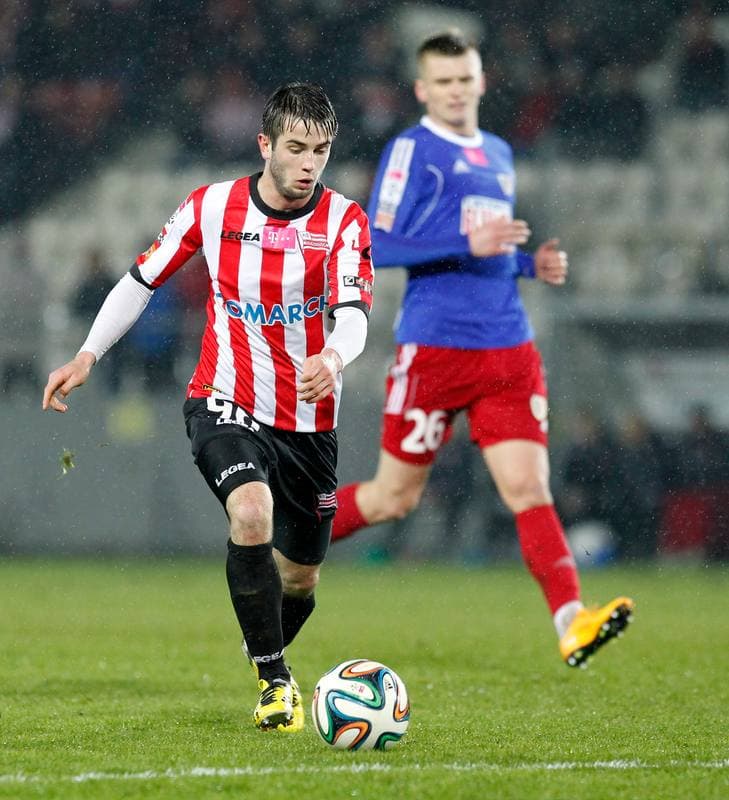 Football. T-Mobile Ekstraklasa. Cracovia Krakow - Piast Gliwice. 13.03.2015