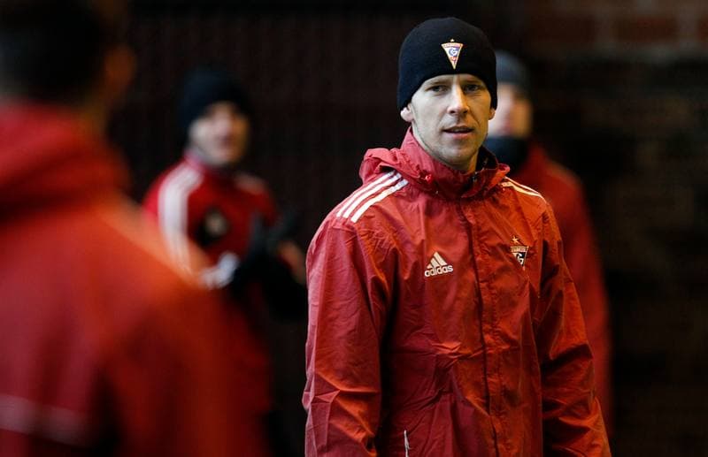 Football. Gornik Zabrze. Training. 07.01.2015