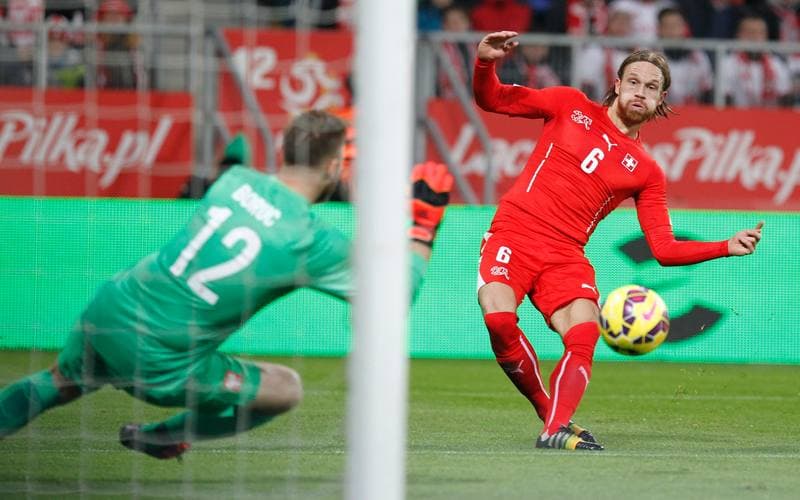 Football. International Friendly. Poland - Switzerland. 18.11.2014