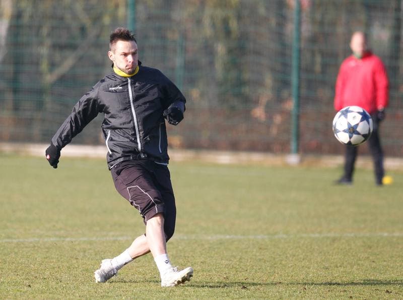 Football. GKS Katowice. Training. 23.08.2014