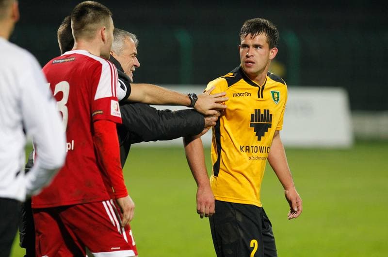 Football. I Liga. GKS Katowice - Dolcan Zabki. 25.10.2014