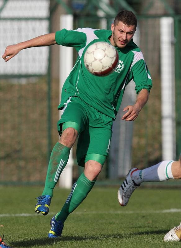 Football. III Liga Opolsko - Slaska. Grunwald Ruda Slaska - Rekord Bielsko Biala. 11.11.2014