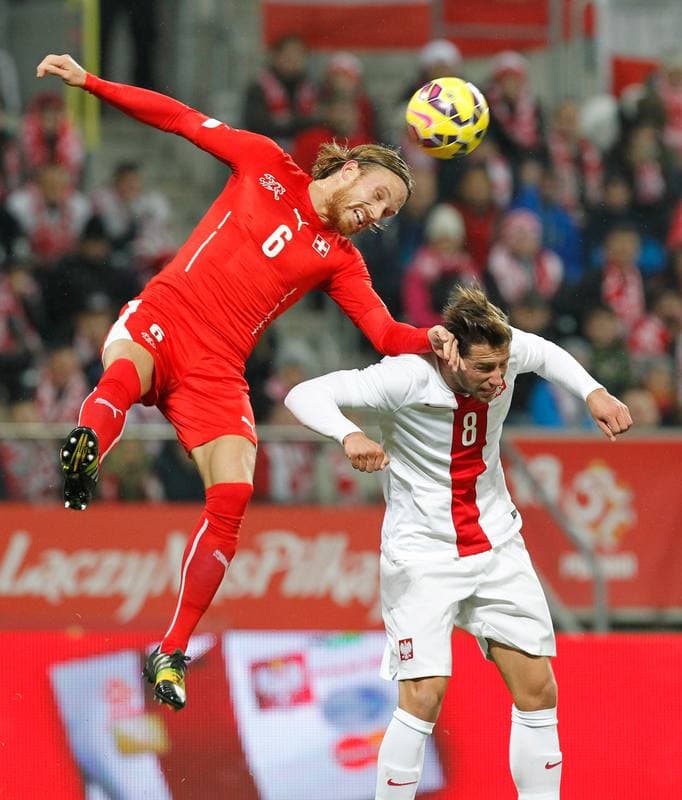 Football. International Friendly. Poland - Switzerland. 18.11.2014