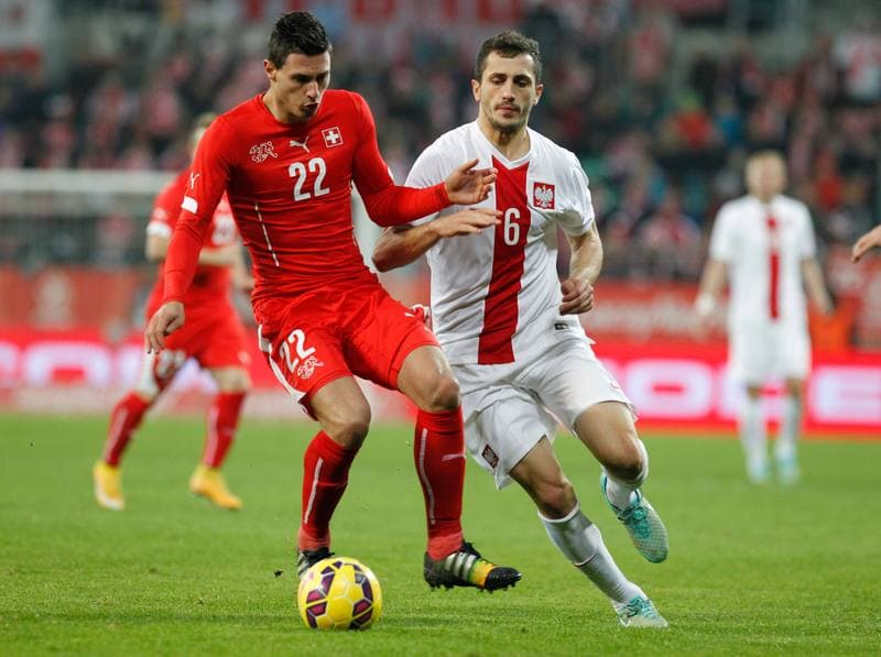 Football. International Friendly. Poland - Switzerland. 18.11.2014