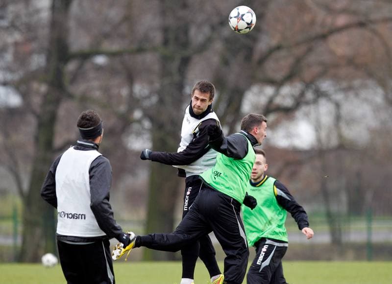 Football. GKS Katowice. Training. 23.08.2014