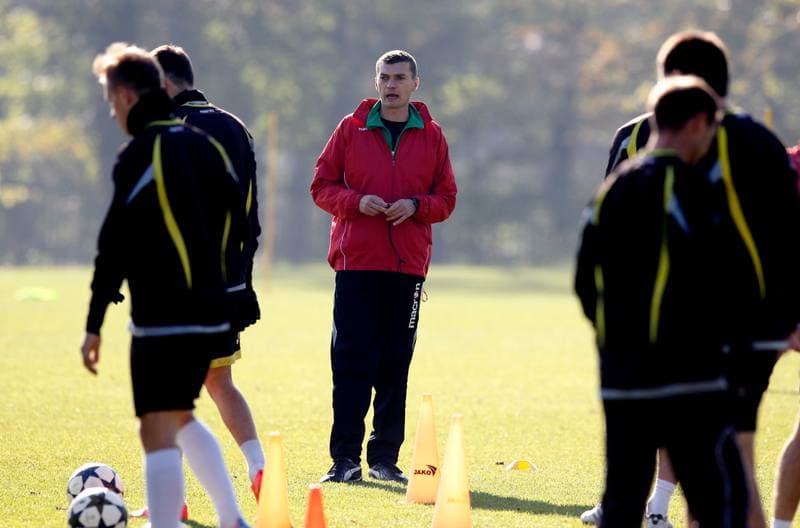 Football. GKS Katowice. Training. 23.08.2014