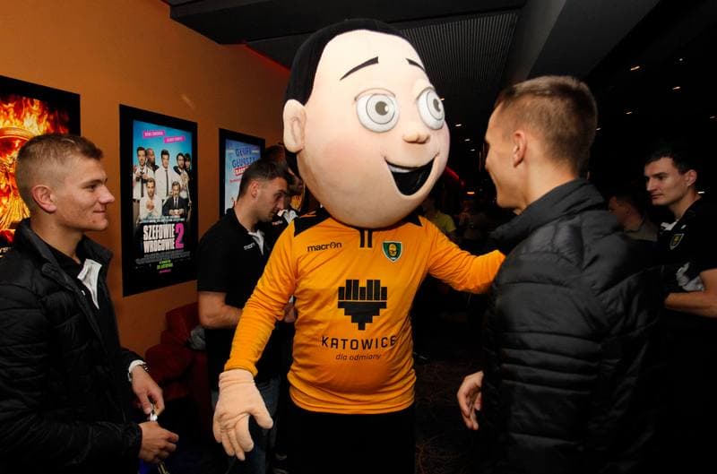 Football. GKS Katowice. Marketing Action. 23.11.2014