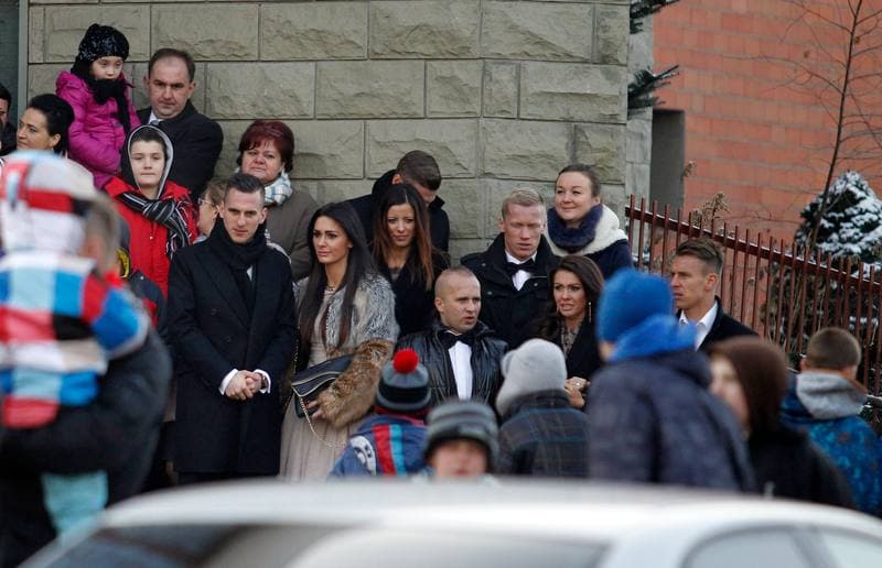 Football. Wedding. Pawel Olkowski - Sara Kadlubowska. 27.12.2014