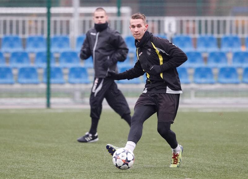 Football. GKS Katowice. Training. 25.01.2015