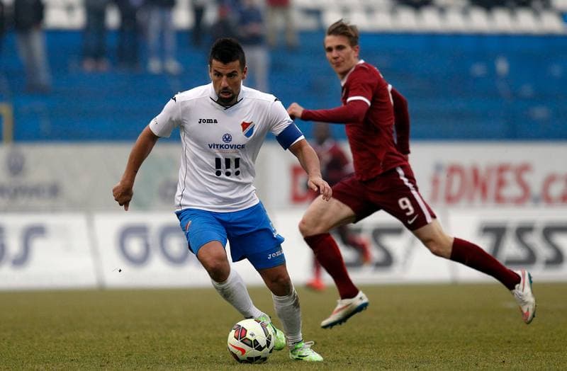 Football. SYNOT Liga. Banik Ostrava - Sparta Prague. 28.02.2015