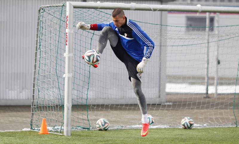Football. Piast Gliwice. Training. 03.03.2015