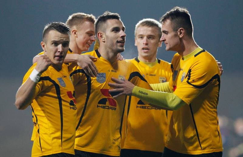 Football. III Liga Opolsko - Slaska. Polonia Bytom - Polonia Laziska Gorne. 11.11.2014