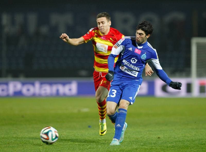Football. T-Mobile Ekstraklasa. Ruch Chorzow - Jagiellonia Bialystok. 09.11.2014