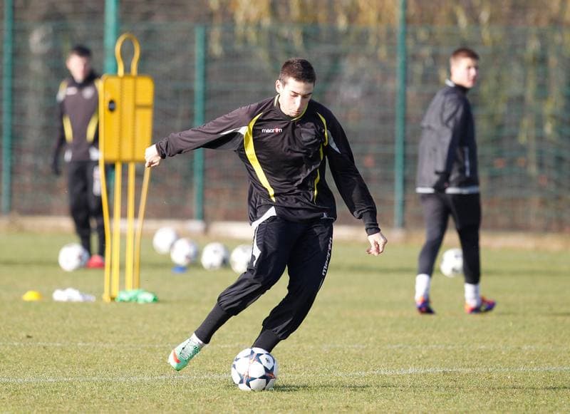 Football. GKS Katowice. Training. 23.08.2014
