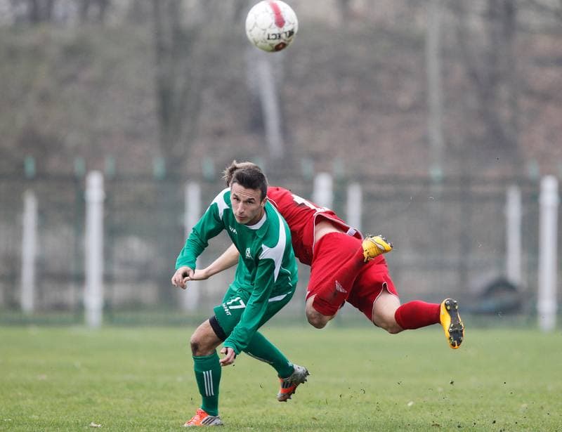 Football. III Liga Opolsko Slaska. Grunwald Ruda Slaska - Piast II Gliwice. 15.11.2014
