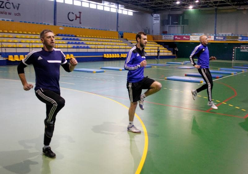 Football. Ruch Chorzow. Training. 05.01.2015