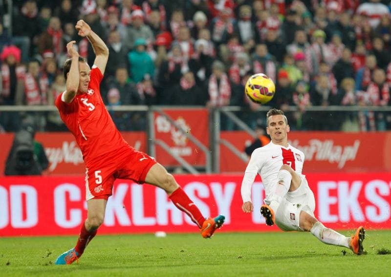 Football. International Friendly. Poland - Switzerland. 18.11.2014