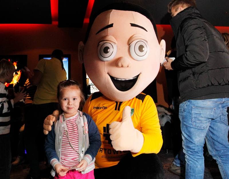 Football. GKS Katowice. Marketing Action. 23.11.2014