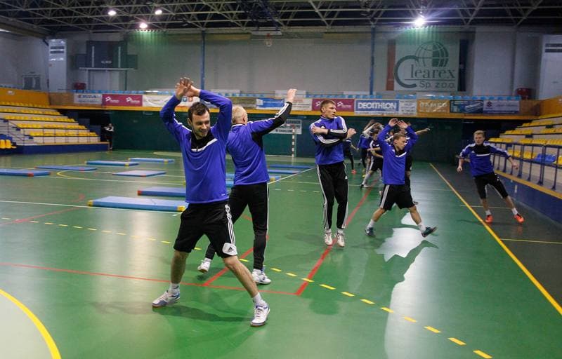 Football. Ruch Chorzow. Training. 05.01.2015