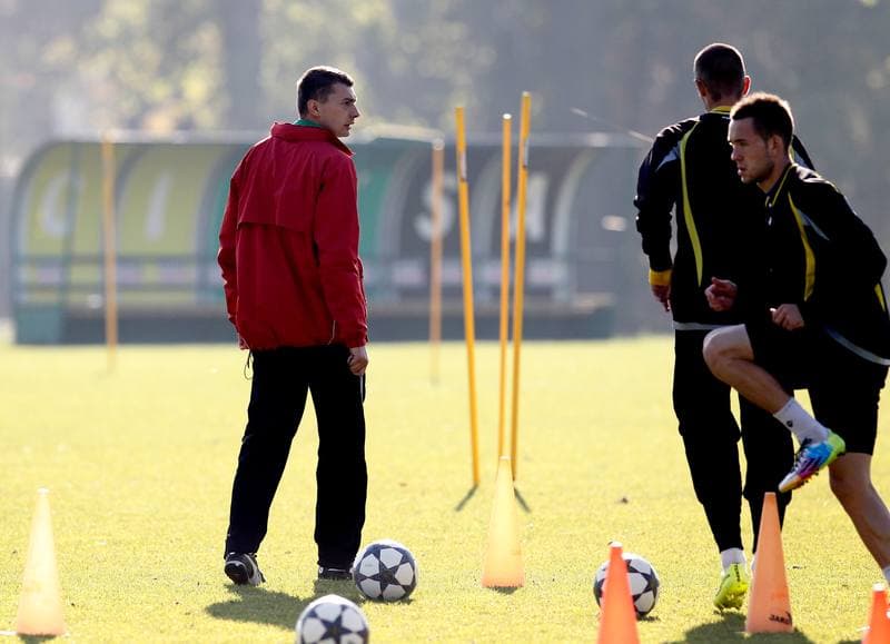 Football. GKS Katowice. Training. 23.08.2014