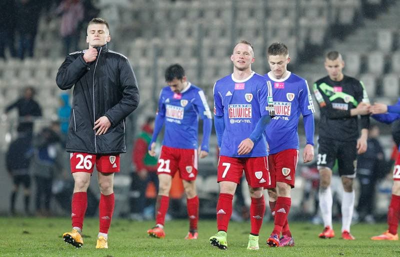 Football. T-Mobile Ekstraklasa. Cracovia Krakow - Piast Gliwice. 13.03.2015