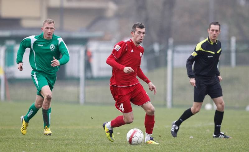 Football. III Liga Opolsko Slaska. Grunwald Ruda Slaska - Piast II Gliwice. 15.11.2014