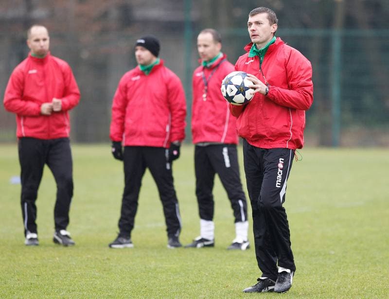 Football. GKS Katowice. Training. 23.08.2014