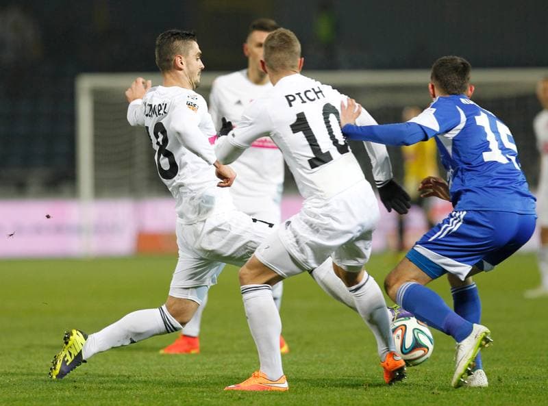 Football. T-Mobile Ekstraklasa. Ruch Chorzow - Slask Wroclaw. 21.11.2014