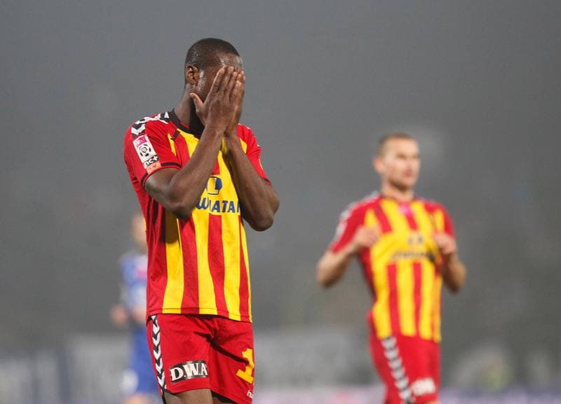 Football. T-Mobile Ekstraklasa. Ruch Chorzow - Korona Kielce. 07.04.2014