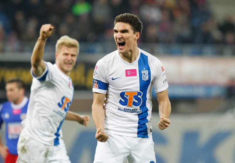 Football. T-Mobile Ekstraklasa. Piast Gliwice - Lech Poznan. 23.11.2014