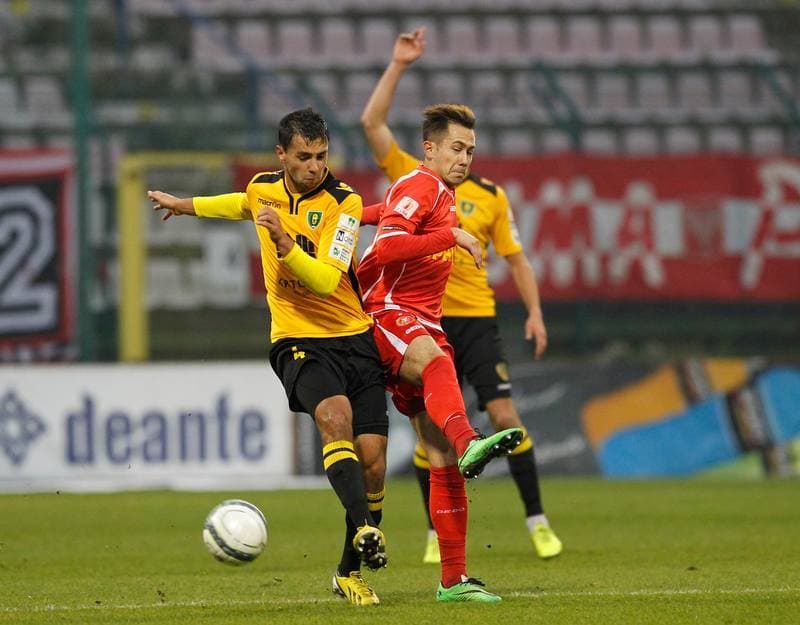Football. I Liga. Widzew Lodz - GKS Katowice. 22.11.2014