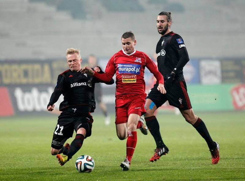 Football. Polish Cup. Gornik Zabrze - Podbeskidzie Bielsko Biala. 28.10.2014