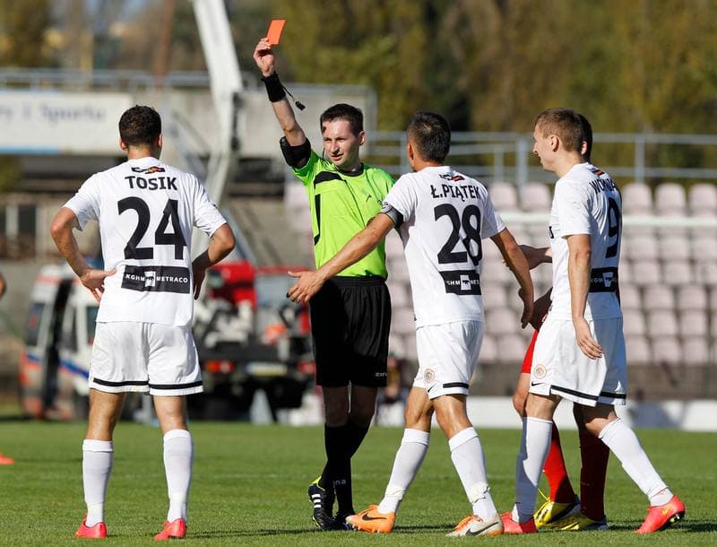 Football. I Liga. GKS Tychy - Zaglebie Lubin. 19.10.2014
